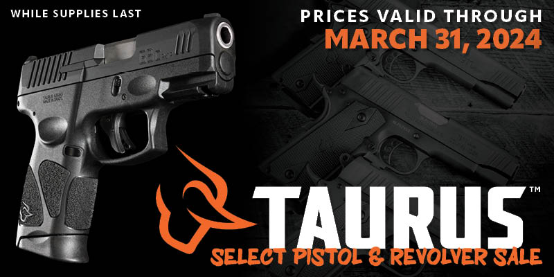Special: Taurus Revolver and Pistol Sale